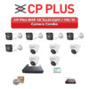 CP Plus 10 Camera 8MP IP CCTV Combo Kit | 4K Dual Light + Mic | 16CH NVR | 2TB HDD