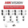 Hikvision 16 Camera 2MP HD CCTV Combo Kit | Active Deterrence + Two-Way Audio | 16CH XVR / DVR | 4TB HDD