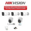 Hikvision 5 Camera 2MP HD CCTV Combo Kit | Active Deterrence + Two-Way Audio | 8CH XVR / DVR | 500GB HDD