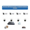 Onevu 8 Camera 4MP IP CCTV Combo Kit | Dual Light + Audio | 8CH NVR | 1TB HDD