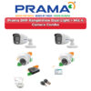 Prama 4 Camera 2MP HD CCTV Combo Kit | RanginView Dual Light + Mic | 4CH XVR / DVR | 500GB HDD