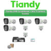 Tiandy 7 Camera 2MP IP CCTV Combo Kit | ColorMaker + Mic | 8CH NVR | 1TB HDD