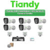 Tiandy 9 Camera 2MP IP CCTV Combo Kit | ColorMaker + Mic | 10CH NVR | 1×2TB HDD