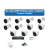 Hi Focus 11 Camera 2MP HD CCTV Combo Kit | Dual Light + Coaxial Audio | 16CH Recorder | 1×2TB HDD