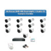 Hi Focus 13 Camera 2MP HD CCTV Combo Kit | Dual Light + Coaxial Audio | 16CH Recorder | 1×4TB HDD