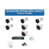 Hi Focus 7 Camera 2MP HD CCTV Combo Kit | Dual Light + Coaxial Audio | 8CH Recorder | 1×1TB HDD