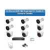 Hi Focus 9 Camera 2MP HD CCTV Combo Kit | Dual Light + Coaxial Audio | 16CH Recorder | 1×2TB HDD