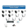 Hi Focus 11 Camera 5MP HD CCTV Combo Kit | Full Colour + Coaxial Audio | 16CH Recorder | 1×2TB HDD
