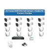 Hi Focus 16 Camera 5MP HD CCTV Combo Kit | Full Colour + Coaxial Audio | 16CH Recorder | 1×4TB HDD