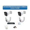 Hi Focus 4 Camera 5MP HD CCTV Combo Kit | Full Colour + Coaxial Audio | 4CH Recorder | 1×500GB HDD