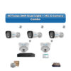 Hi Focus 5 Camera 2MP IP CCTV Combo Kit | Dual Light + Mic | 8CH Recorder | 1×1TB HDD