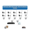 Hi Focus 17 Camera 2MP IP CCTV Combo Kit | Smart IR + Mic | 32CH Recorder | 1×4TB + 1×2TB HDD