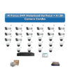 Hi Focus 28 Camera 2MP IP CCTV Combo Kit | Motorised Varifocal + AI + Mic | 32CH Recorder | 1×4TB + 1×6TB HDD