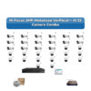 Hi Focus 32 Camera 2MP IP CCTV Combo Kit | Motorised Varifocal + AI + Mic | 32CH Recorder | 2×6TB HDD