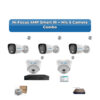 Hi Focus 5 Camera 4MP IP CCTV Combo Kit | Smart IR + Mic | 8CH Recorder | 1×1TB HDD