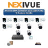 Nexivue 10 Camera 2MP IP CCTV Combo Kit | DuoVision Dual Light + Mic | 16CH NVR | 1×2TB HDD