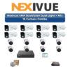 Nexivue 16 Camera 4MP IP CCTV Combo Kit | DuoVision Dual Light + Mic | 16CH NVR | 1×4TB HDD
