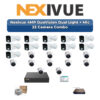 Nexivue 22 Camera 4MP IP CCTV Combo Kit | DuoVision Dual Light + Mic | 32CH NVR | 2×4TB HDD
