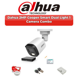 Dahua 1 Camera 2MP HD Combo Kit | Dual Light + Mic | 4CH XVR | 500GB HDD