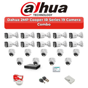 Dahua 19 Camera 2MP HD Combo Kit | 20m/30m Smart IR | 32CH XVR | 1×4TB + 1×2TB HDD