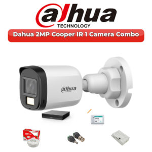 Dahua 1 Camera 2MP HD Combo Kit | 20m/30m Smart IR | 4CH XVR | 500GB HDD