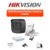 Hikvision 2MP Audio 1-Camera HD CCTV Combo Kit | Built-in Mic | 4-Channel DVR | 500GB | 20m Night Vision | DS-2CE16D0T-ITPFS-1-COMBO