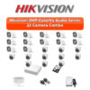 Hikvision 23 Camera 2MP HD CCTV Combo Kit | ColorVu + Mic | 32CH XVR / DVR | 2×4TB HDD
