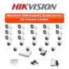 Hikvision 24 Camera 2MP HD CCTV Combo Kit | ColorVu + Mic | 32CH XVR / DVR | 2×4TB HDD