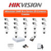 Hikvision 23 Camera 2MP HD CCTV Combo Kit | ECO Smart IR | 32CH XVR / DVR | 2×4TB HDD