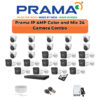 Prama 24 Camera 4MP IP CCTV Combo Kit | RanginView Dual Light + Mic | 32CH NVR | 2×4TB HDD