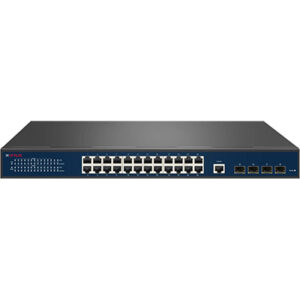 CP Plus CP-ANW-GPM24F4-N40-L3 24 Ports Gigabit Managed PoE Switch with 4 SFP Ports official product image 1