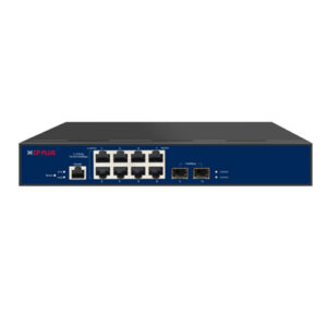 CP Plus CP-ANW-GPM8F2-N12 8 Ports Gigabit Managed PoE Switch with 2 SFP Ports official product image 1