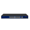 CP Plus CP-DNW-GPU16G2F2-20 16 Port Gigabit Unmanaged PoE Switch with 2 Gigabit Uplink & 2 SFP Ports official product image 1