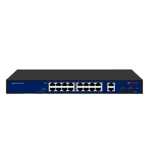 CP Plus CP-DNW-GPU16G2F2-20 16 Port Gigabit Unmanaged PoE Switch with 2 Gigabit Uplink & 2 SFP Ports official product image 1
