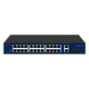 CP Plus CP-DNW-GPU24G2F2-30 24 Port Gigabit Unmanaged PoE Switch with 2 Gigabit Uplink & 2 SFP Ports official product image 1