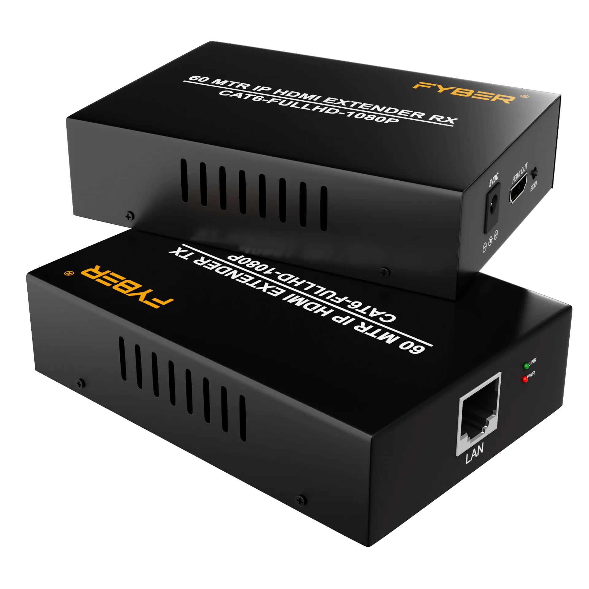FYBER 60M HDMI Extender | FY-HE60M 1 FYBER FY-HE60M 60M HDMI Extender official product image 1