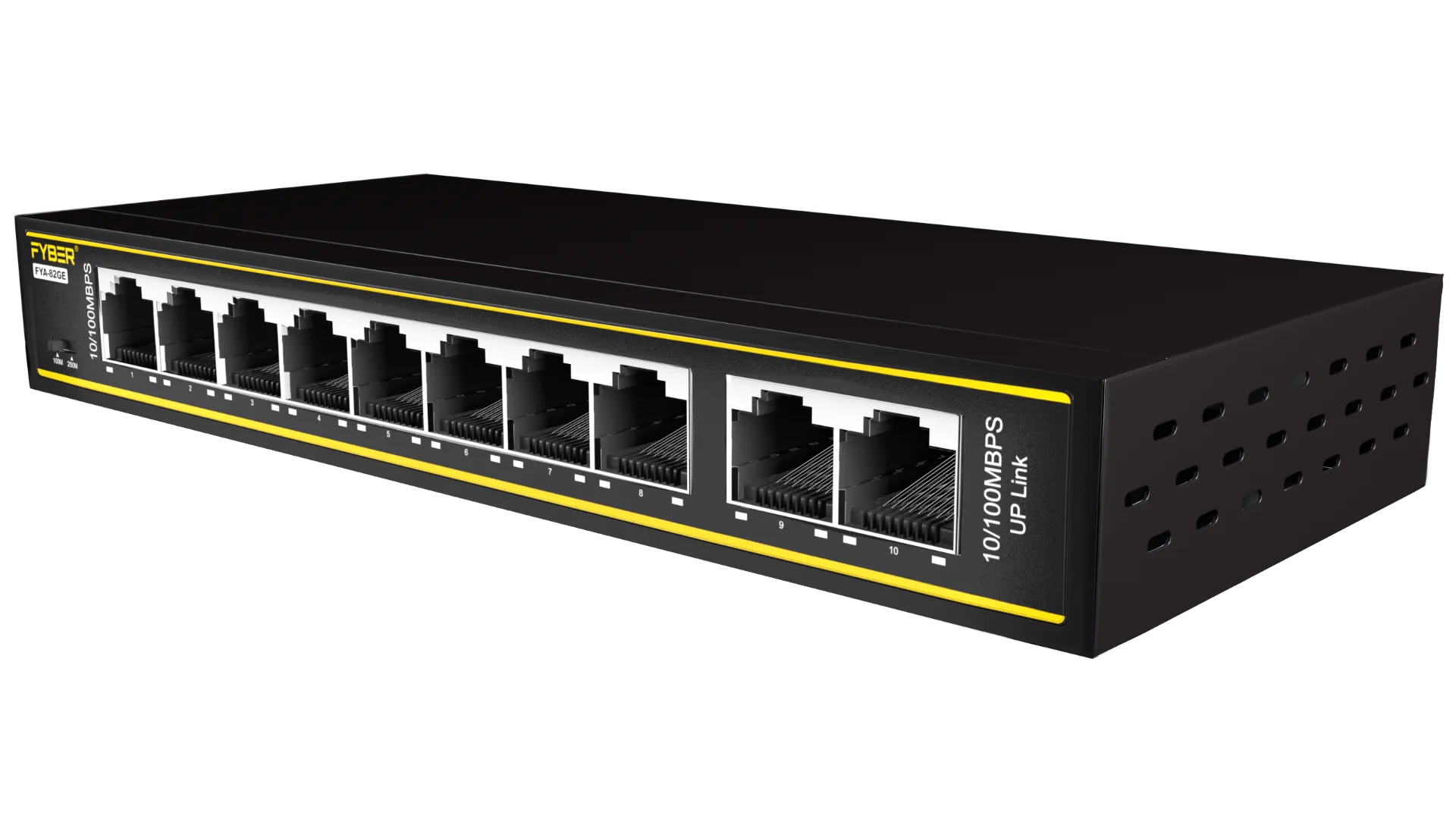 FYBER 8 Port PoE Switch (Gigabit) | FYA-82GE 3 FYBER FYA-82GE 8 Port PoE Switch (Gigabit) official product image 3