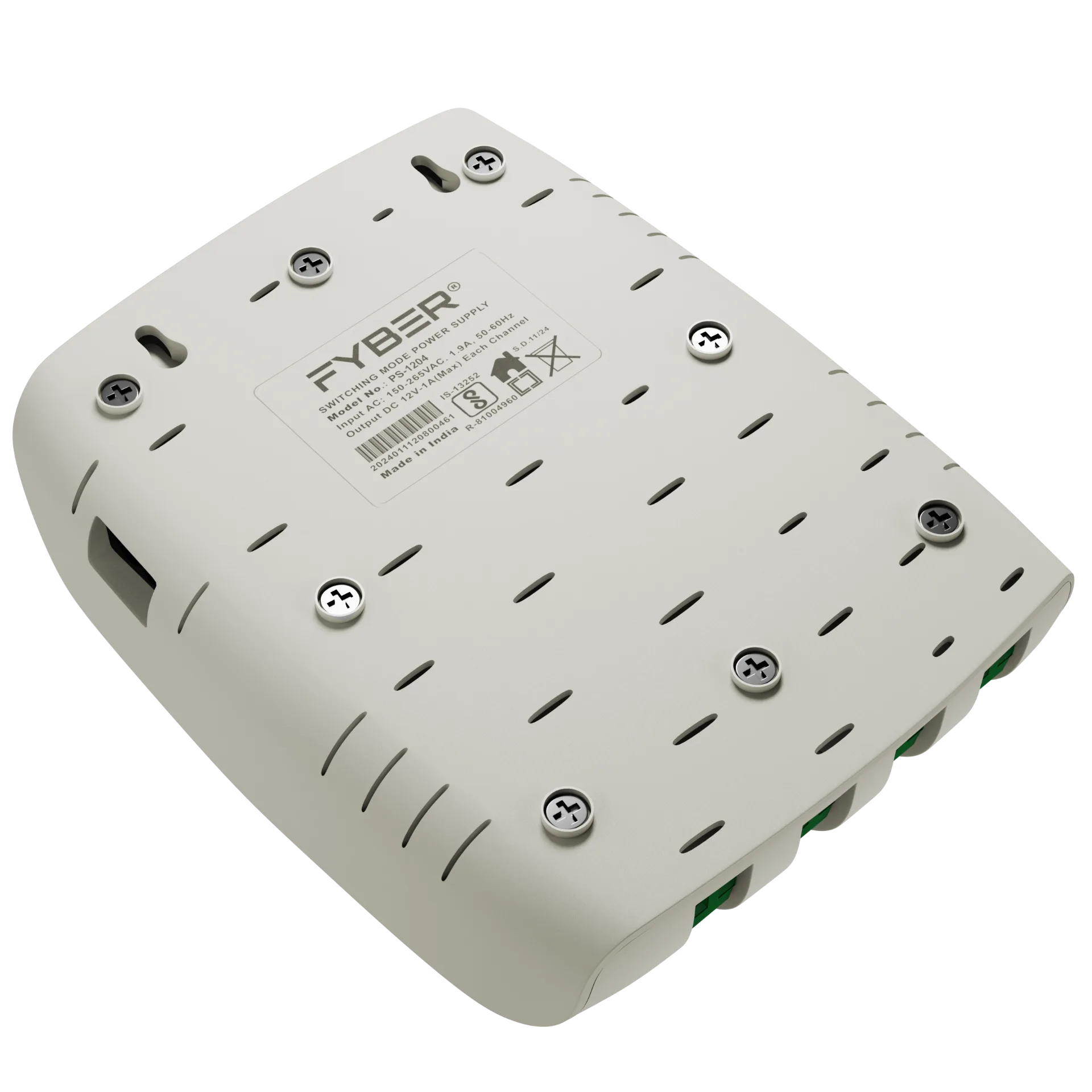 FYBER 4CH 12V Independent SMPS | PS-1204 3 FYBER PS-1204 4CH 12V Independent SMPS official product image 3