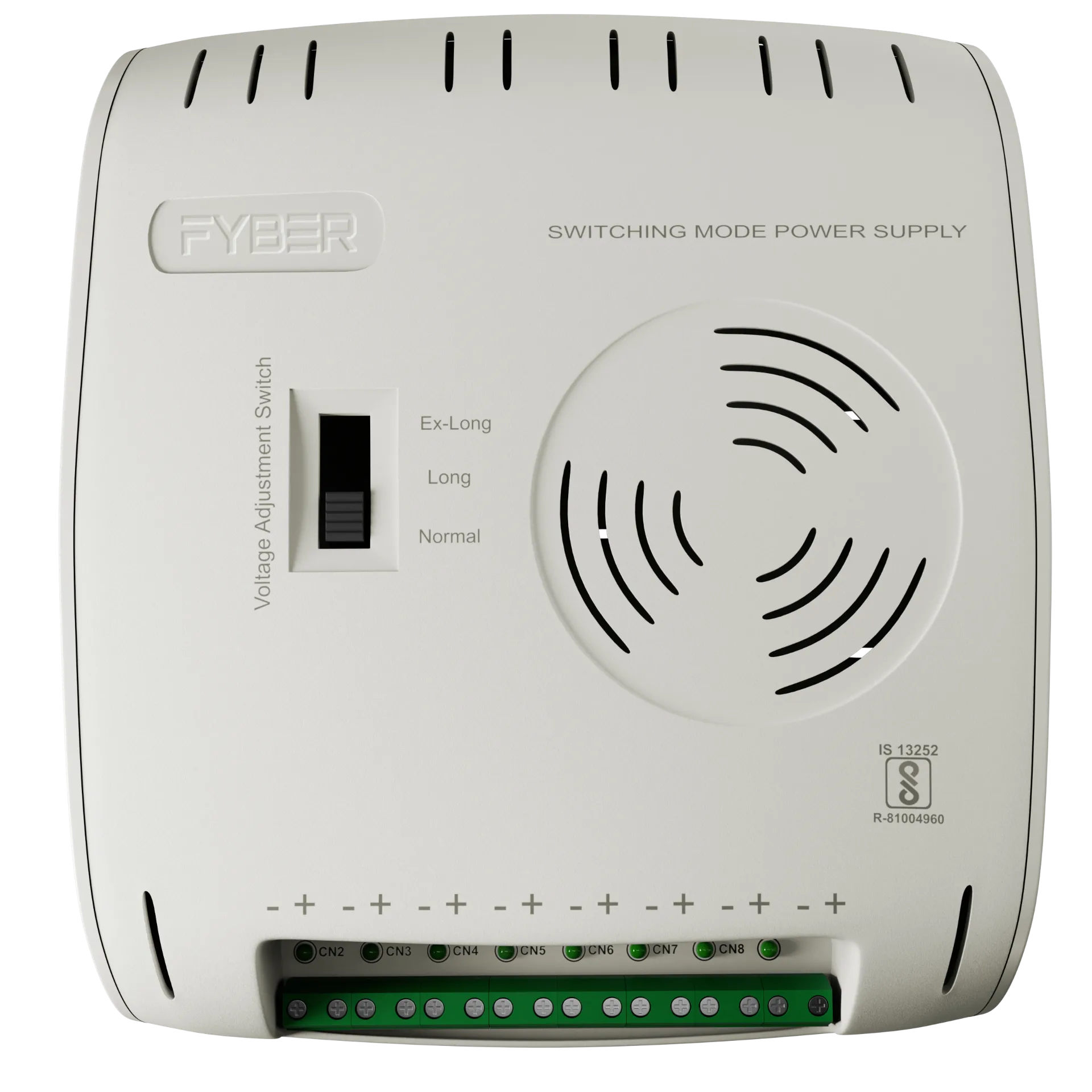 FYBER 8CH 12V Independent SMPS | PS-1208 1 FYBER PS-1208 8CH 12V Independent SMPS official product image 1
