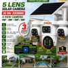 Active Q Plus BP19 5-Lens WiFi Hybrid Solar Camera | 4-View PTZ | 5MP