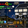 Active Q Plus G15 4G Solar Triple Camera with LED Flood Lights | 16000mAh | V380 Pro