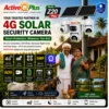 Active Q Plus Z20 Plus 4-Lens 5MP 4G Solar AOV Security Camera | 16000mAh | O-KAM Pro