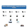 Onevu 10 Camera 4MP IP CCTV Combo Kit | Dual Light + Audio | 10CH NVR | 1×2TB HDD