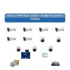 Onevu 11 Camera 5MP IP CCTV Combo Kit | Dual Light + Audio | 16CH NVR | 1×2TB HDD