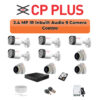 CP Plus 9 Camera 2.4MP HD CCTV Combo Kit | CCTV | 16CH DVR / XVR | 1×2TB