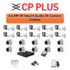 CP Plus 20 Camera 2.4MP HD CCTV Combo Kit | CCTV | 32CH DVR / XVR | 1×4TB + 1×2TB