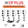 CP Plus 25 Camera 5MP HD CCTV Combo Kit | Built-in Mic | 32CH DVR / XVR | 1×4TB + 1×6TB