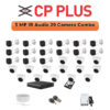 CP Plus 29 Camera 5MP HD CCTV Combo Kit | Built-in Mic | 32CH DVR / XVR | 2×6TB