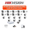 Hikvision 18 Camera 5MP HD CCTV Combo Kit | Two-Way Audio + Smart Hybrid Light | 32CH DVR / XVR | 1×4TB + 1×2TB