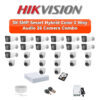 Hikvision 26 Camera 5MP HD CCTV Combo Kit | Two-Way Audio + Smart Hybrid Light | 32CH DVR / XVR | 1×4TB + 1×6TB